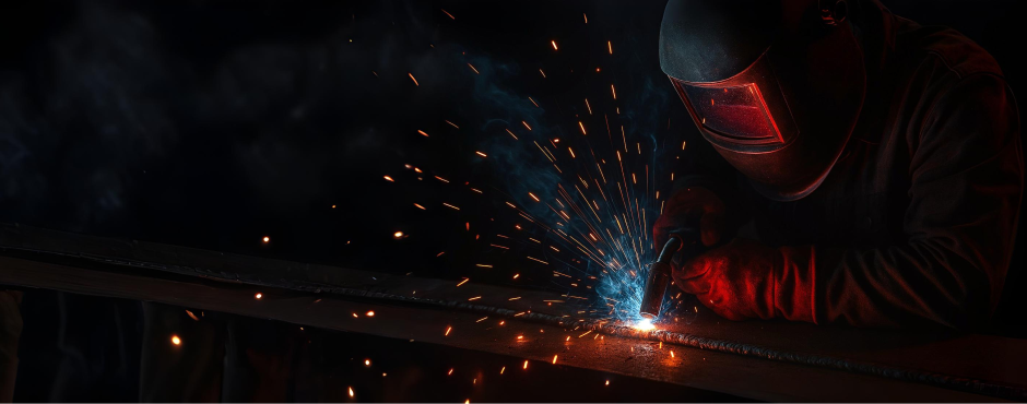 MIG/MAG, TIG и контактная сварка стали, нержавейки и алюминия — надёжные швы с гарантией прочности и герметичности.